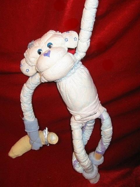 Diaper Monkey (Large) E-BOOK