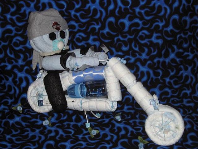 Diaper Blanket Biker Baby E-BOOK