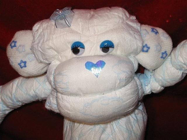 Diaper Monkey (Large) E-BOOK