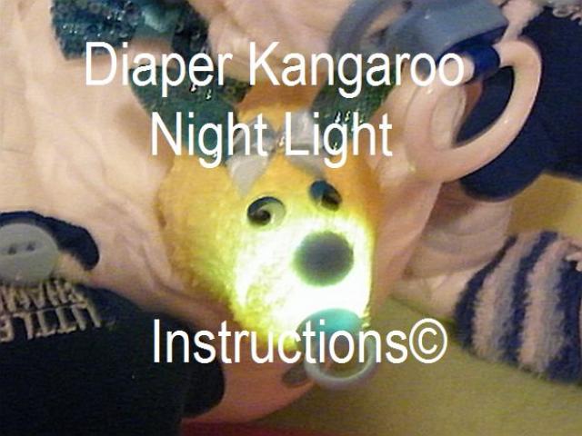 Diaper Kangaroos Night Light